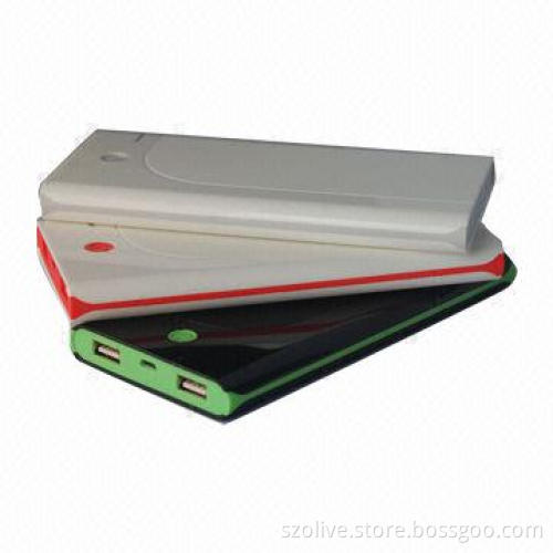 Power bank with 10,000mAh battery capacity